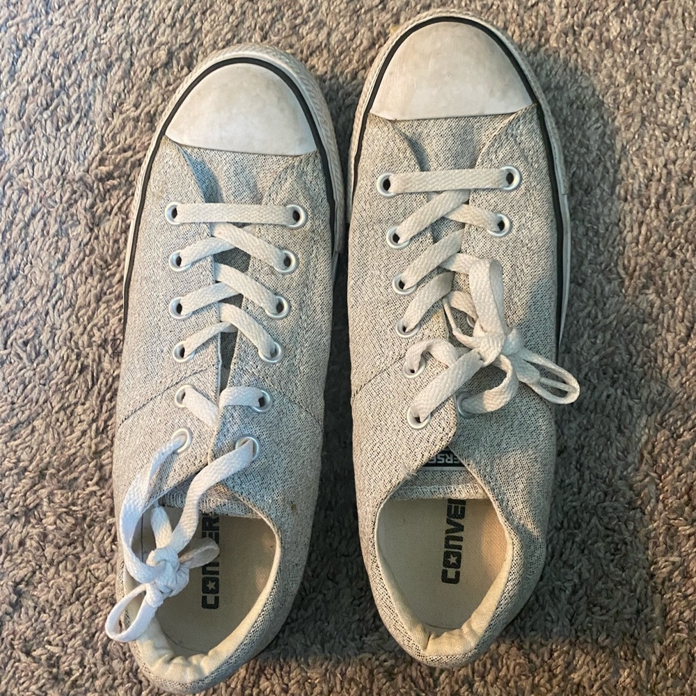 Converse womens sneakers, washed grey color!